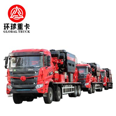 Shacman 2500HP Oilfield Fracturing Truck with Euro 6 Emission Standard and Manual Transmission for High-Pressure Well Stimulation