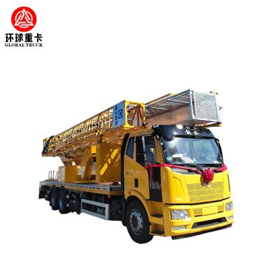 HOWO Sinotruk Sitrak Diesel Powered Bridge Inspection Vehicle with Folding Boom Lift and Euro 5/6 Engine for 14-22 Meters Working Depth