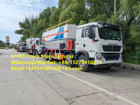 Erdene Tavantolgoi 15T অন-সাইট মিক্সিং এবং চার্জিং মেশিন ANFO বিস্ফোরক ট্রাক ইমালসন ব্লাস্টিং মোবাইল বিস্ফোরক উৎপাদন ইউনিট মঙ্গোলিয়ান নূর্সনি টেমরিই ইউরখাইন টেসেল্লী উইচগেলী MMU