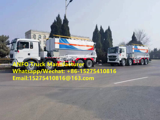 Cheaper price High quality Эрдэнэт Тавантолгой 15/20/25T газар дээр нь холих, цэнэглэх машин ANFO тэсрэх бодисын ачааны машин Эмульс Монголын нүүрсний төмрийн хүдрийн уурхайн тэсэлгээний үйлчилгээ MMU