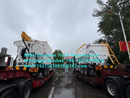 Multifunctional HOWO 20Ton BCRH-20 mixing and charging machine emulsion Bulk explosive truck Mongolia Mines Blast mobile explosive Manufacturing Unit Kazakhstan Uzbekistan Indonesia Congo MEMU MMU