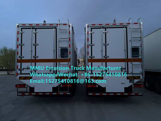 HOWO 20/25/30TON এমুলেশন ভিত্তিক বাল্ক বিস্ফোরক ট্রাক ভিজা বা শুকনো ব্লাস্টহোলের জন্য যানবাহন উচ্চ পরিমাণে এমুলেশন ভিত্তিক বিস্ফোরক সরবরাহ করে কার্যকর এবং নিরাপদ