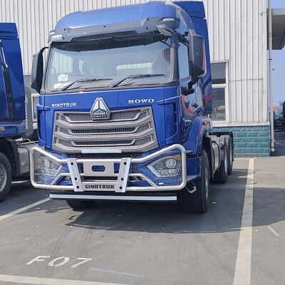 HOWO NX 6 × 4 ট্যাক্টর ট্রাক 420HP ডিজেল ইঞ্জিনের সাথে ভারী দায়িত্বের ম্যানুয়াল ট্রান্সমিশন এবং খনির জন্য শক্তিশালী চ্যাসি