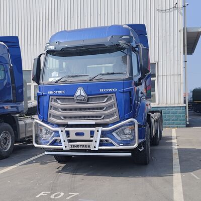 HOWO NX 6 × 4 ট্যাক্টর ট্রাক 420HP ডিজেল ইঞ্জিনের সাথে ভারী দায়িত্বের ম্যানুয়াল ট্রান্সমিশন এবং খনির জন্য শক্তিশালী চ্যাসি