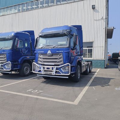HOWO NX 6 × 4 ট্র্যাক্টর ট্রাক 380HP ইঞ্জিন এবং ভারী পণ্য পরিবহন জন্য ভারী দায়িত্ব ফ্রেম সঙ্গে