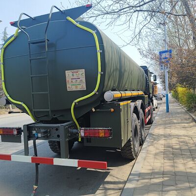 HOWO 6x6 Fuel Tanker Truck with 6×6 Drive, 371HP Engine, and 18000L-25000L Fuel Capacity for Rugged Transport