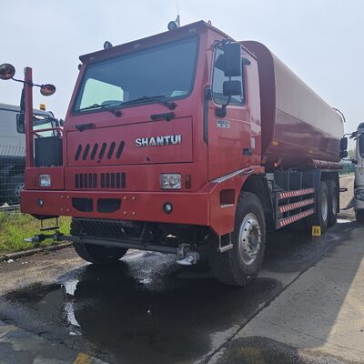 Shantui 6×4 Mining Water Truck with 20T Payload and Carbon Steel Tank for Dust Suppression