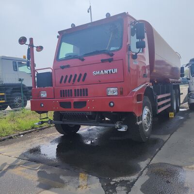 20T পেলোড সহ Shantui 6×4 জলের ট্যাঙ্ক ট্রাক এবং খনির ধুলো দমনের জন্য উচ্চ-শক্তি কার্বন ইস্পাত ট্যাঙ্ক