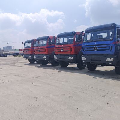 BEIBEN 2638 4 × 4 ভারী দায়িত্ব অফ-রোড ডাম্প ট্রাক 380HP WEICHAI ইঞ্জিন এবং খনির জন্য মের্সেডস-বেঞ্জ প্রযুক্তি চ্যাসি সহ