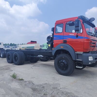 BEIBEN 2642 6 × 4 ভারী দায়িত্ব ডাম্পিং ট্রাক 420HP WEICHAI ইঞ্জিন এবং 25-35 টন খনি এবং নির্মাণের জন্য দরকারী লোড