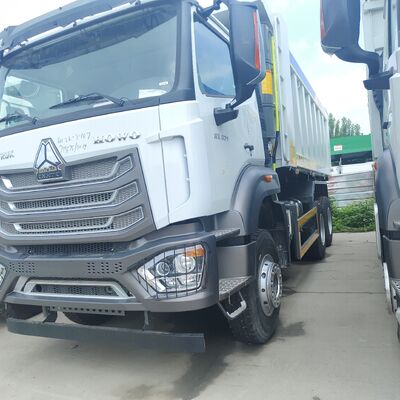 HOWO NX 6×4 মাইনিং ডাম্প ট্রাক 400HP ইঞ্জিন এবং U আকৃতির ডাম্প শরীরের সাথে ভারী দায়িত্ব পরিবহন জন্য