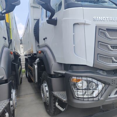 HOWO NX 6 × 4 ভারী দায়িত্ব ডাম্প ট্রাক 400HP ইঞ্জিন এবং 25CBM ডাম্প শরীরের সাথে খনি এবং নির্মাণের জন্য