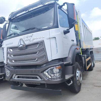 HOWO NX 6 × 4 ভারী দায়িত্ব ডাম্প ট্রাক 400HP ইঞ্জিন এবং 25CBM ডাম্প শরীরের সাথে খনি এবং নির্মাণের জন্য