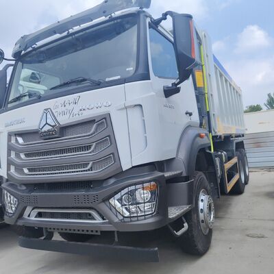 HOWO NX 6 × 4 ভারী দায়িত্ব ডাম্প ট্রাক 400HP ইঞ্জিন এবং 25CBM ডাম্প শরীরের সাথে খনি এবং নির্মাণের জন্য
