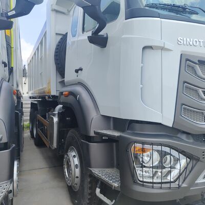 HOWO NX 6 × 4 ভারী দায়িত্ব ডাম্প ট্রাক 400HP ইঞ্জিন এবং 25-35 টন খনি এবং নির্মাণের জন্য দরকারী লোড সঙ্গে