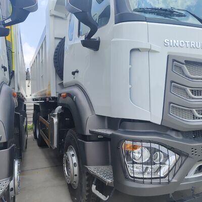 HOWO NX 6 × 4 ভারী দায়িত্ব ডাম্প ট্রাক 400HP ইঞ্জিন এবং 25-35 টন খনি এবং নির্মাণের জন্য দরকারী লোড সঙ্গে
