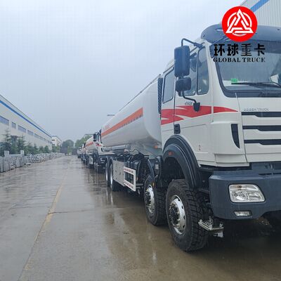 Beiben 8x8 35000L জ্বালানী ট্যাঙ্ক ট্রাক ভারী দায়িত্ব অফ রোড ডিজেল ট্যাঙ্কার ট্রাক কঙ্গো খনির জন্য