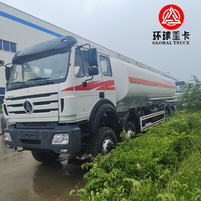 কঙ্গো খনি শিল্পের জন্য Beiben 8x8 35000L ভারী দায়িত্ব জ্বালানী Bowser ট্রাক