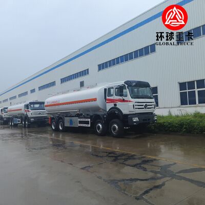 কঙ্গো খনি শিল্পের জন্য Beiben 8x8 35000L ভারী দায়িত্ব জ্বালানী Bowser ট্রাক