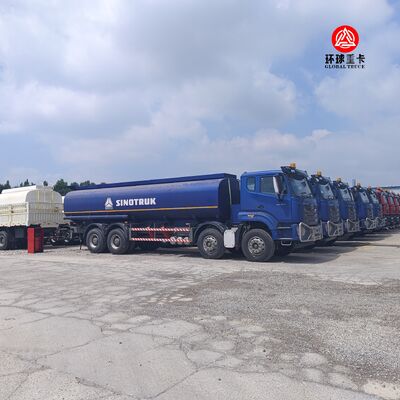 তানজানিয়ার বাজারের জন্য HOWO NX 8x4 30000L ফুয়েল ট্যাঙ্ক ট্রাক হেভি ডিউটি ডিজেল বোসার ট্রাক
