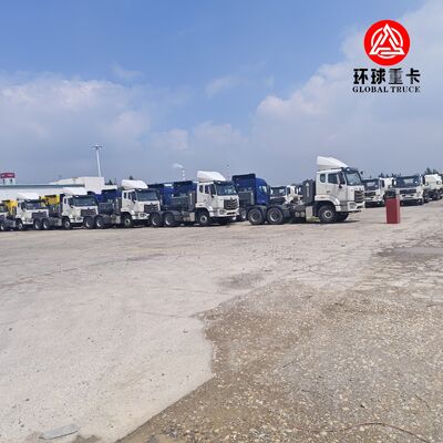 ব্র্যান্ড নিউ HOWO NX 6x4 ট্র্যাক্টর ট্রাক 430HP ডান হাতের ড্রাইভ ভারী দায়িত্ব সরবরাহের জন্য প্রাইম মুভার