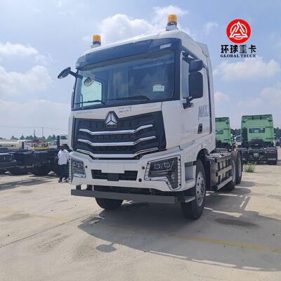 নতুন HOWO NX 6x4 430HP ডান-হ্যান্ড ড্রাইভ ট্রাক প্রাইম মুভার তাঞ্জানিয়া লজিস্টিকসের জন্য