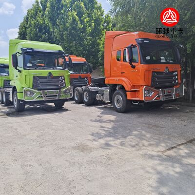 নতুন HOWO NX 6x4 430HP ডান-হ্যান্ড ড্রাইভ ট্রাক প্রাইম মুভার তাঞ্জানিয়া লজিস্টিকসের জন্য