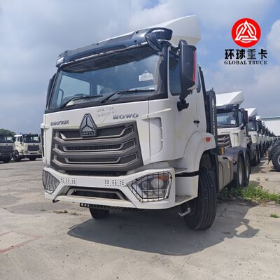 নতুন HOWO NX 6x4 430HP ডান-হ্যান্ড ড্রাইভ ট্রাক প্রাইম মুভার তাঞ্জানিয়া লজিস্টিকসের জন্য