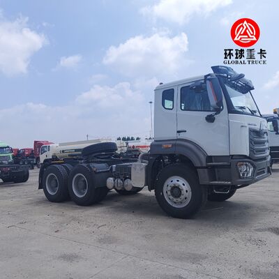 নতুন HOWO NX 6x4 ট্র্যাক্টর ট্রাক 371HP লজিস্টিকস এবং ফ্রেইট সার্ভিসের জন্য হেভি ডিউটি প্রাইম মুভার ট্রাক