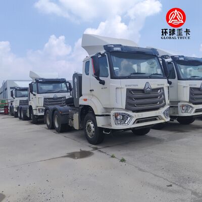 আন্তর্জাতিক লজিস্টিকসের জন্য Sinotruk HOWO NX 430HP 6x4 ড্রাইভ কনফিগারেশন হেভি ডিউটি ​​ট্রাক্টর ট্রাক প্রাইম মুভার