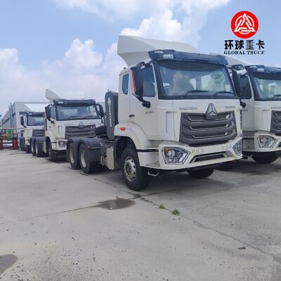 ব্র্যান্ড নিউ HOWO NX 371HP 6x4 আফ্রিকান মালবাহী পরিবহন জন্য ভারী দায়িত্ব ট্র্যাক্টর হেড ট্রাক