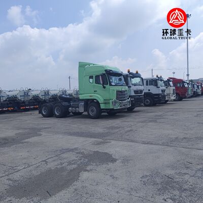 নতুন HOWO NX 6x4 ট্র্যাক্টর হেড ট্রাক 371HP ডিজেল প্রাইম মুভার ভারী দায়িত্ব লজিস্টিক পরিবহন জন্য