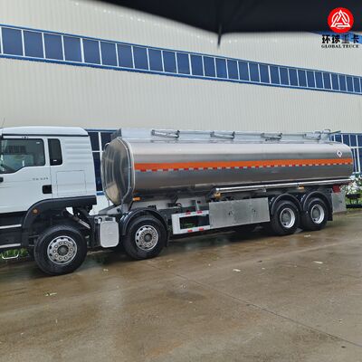 Camión Cisterna de Combustible HOWO TX 8×4 – Camión Tanque de Aluminio SINOTRUK para Transporte de Combustible