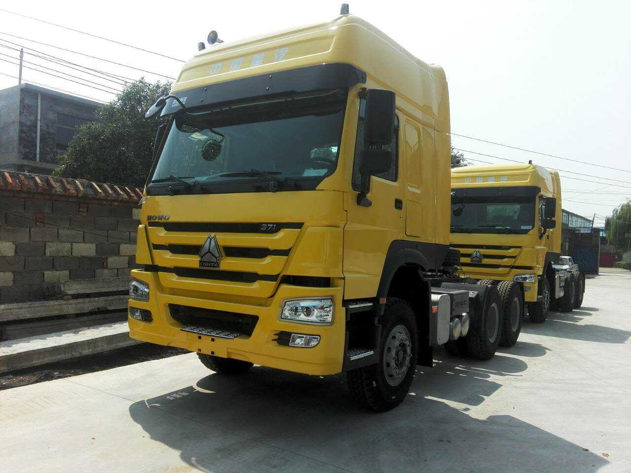 ভারী দায়িত্ব Sinotruk HOWO Beiben 6X4 10 হুইলার ব্যবহৃত নতুন প্রাইম মুভার ট্র্যাক্টর হেড ট্রাক