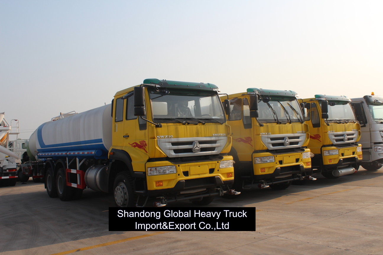 Howo 20000-30000 লিটার 371HP ডিজেল তেল পরিবহনকারী জ্বালানী ট্যাঙ্ক তেল ট্যাঙ্কার ট্রাক