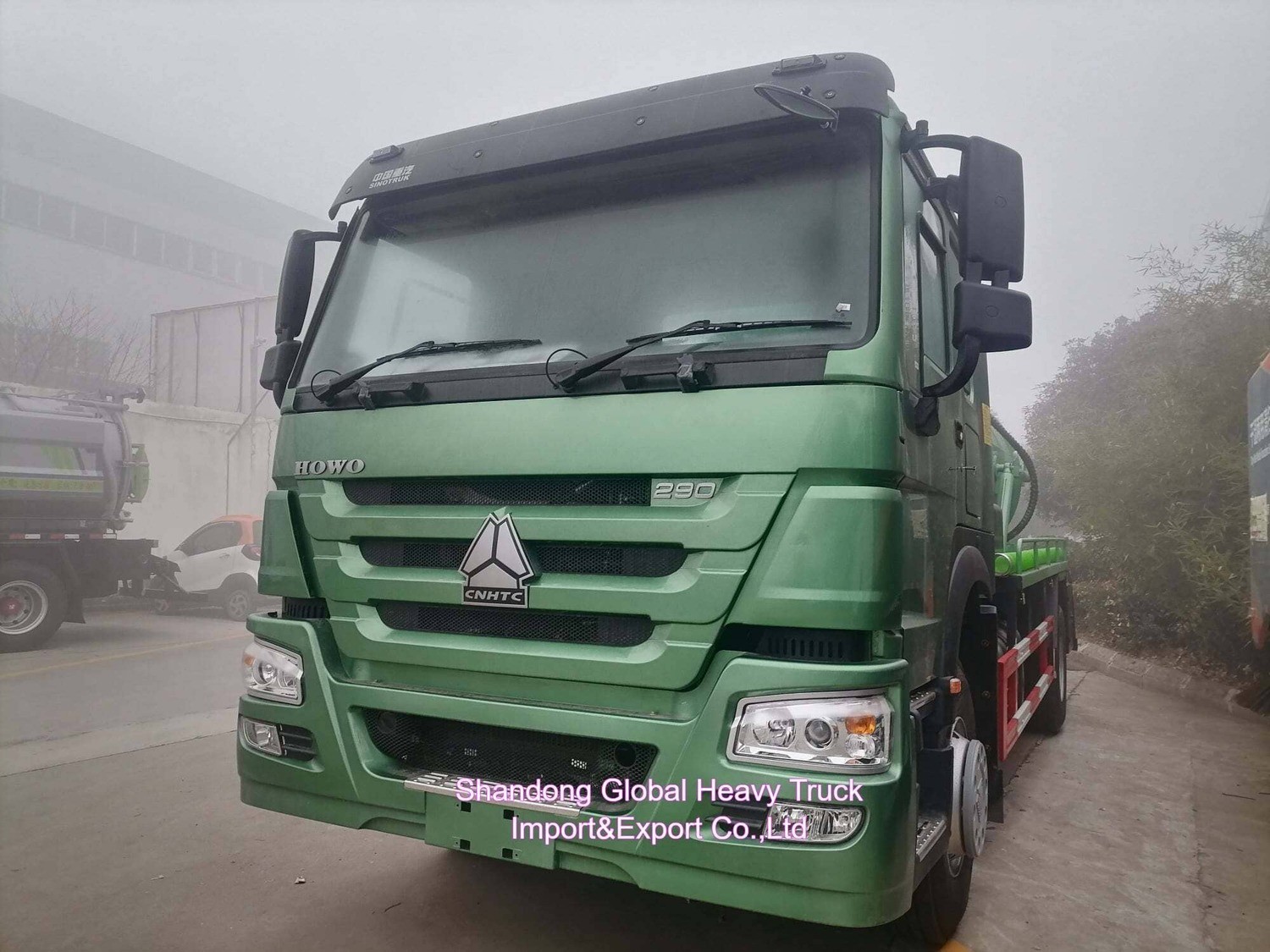 HOWO 371HP 6*4 কার্যকর সংগ্রহের জন্য নতুন শর্তে নিকাশী শোষণ ট্রাক