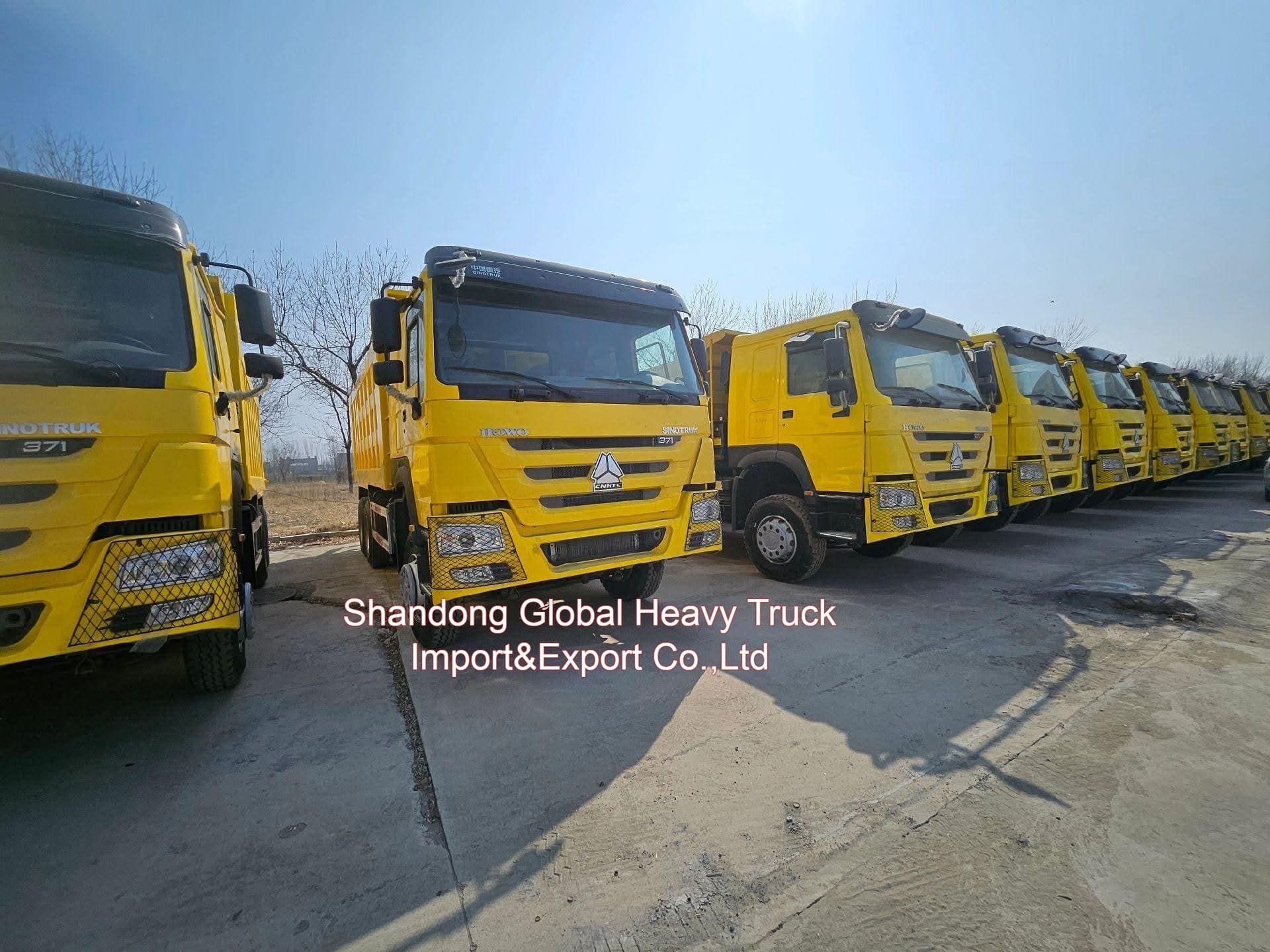 চীন জাতীয় ভারী দায়িত্ব ট্রাক HOWO 6X4 371HP ডাম্প ট্রাকচীন জাতীয় ভারী দায়িত্ব ট্রাক