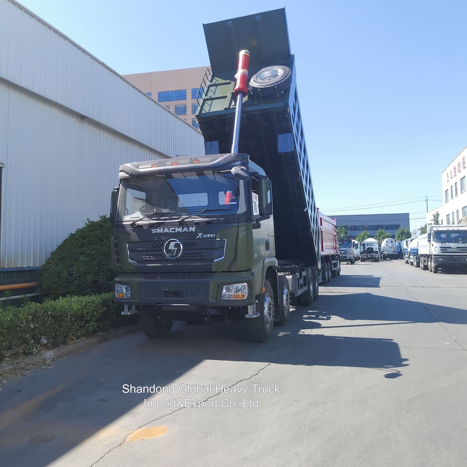 শ্যাকম্যান এক্স 3000 ডাম্প ট্রাক 8 এক্স 4 ড্রাইভ হুইল 31-40 টন লোড ক্ষমতা এবং ওয়েচাই ডাব্লু 12 / ডাব্লু 13 ইঞ্জিন সহ ভারী দায়িত্বের ট্যাপার ট্রাক