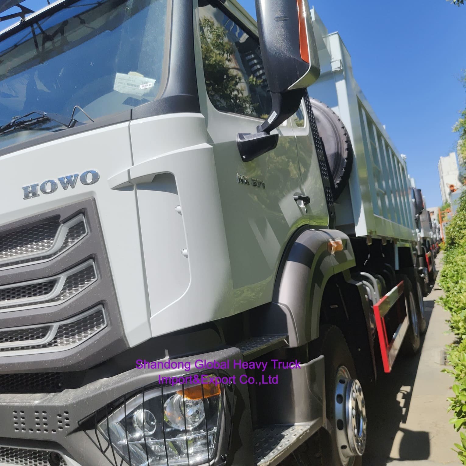 সিনো ট্রাক ডান হাতের ড্রাইভ HOWO Nx 380 6X4 10 চাকা 380HP 430 এইচপি ডিজেল নিউ প্রাইম মুভার ডাম্প ট্রাক