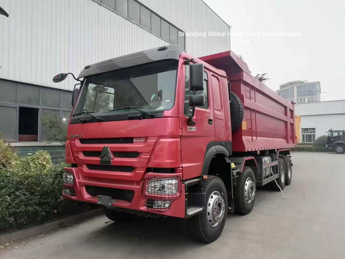 HOWO Nx 8*4 380 430HP 12 হুইলার 12 টায়ার 30/40/50 টন ট্যাপার ট্রাক ডাম্প ব্যবহৃত সেকেন্ড হ্যান্ড ডাম্পার ট্রাক