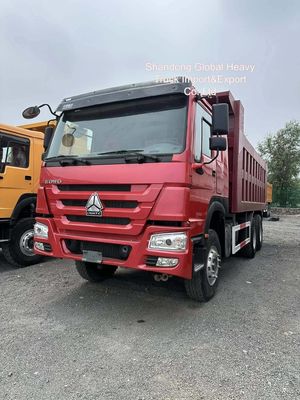 ভাল মানের 371HP 375HP 6*4 10 চাকা ব্যবহৃত HOWO ডাম্প ট্রাক ট্যাপার ট্রাক